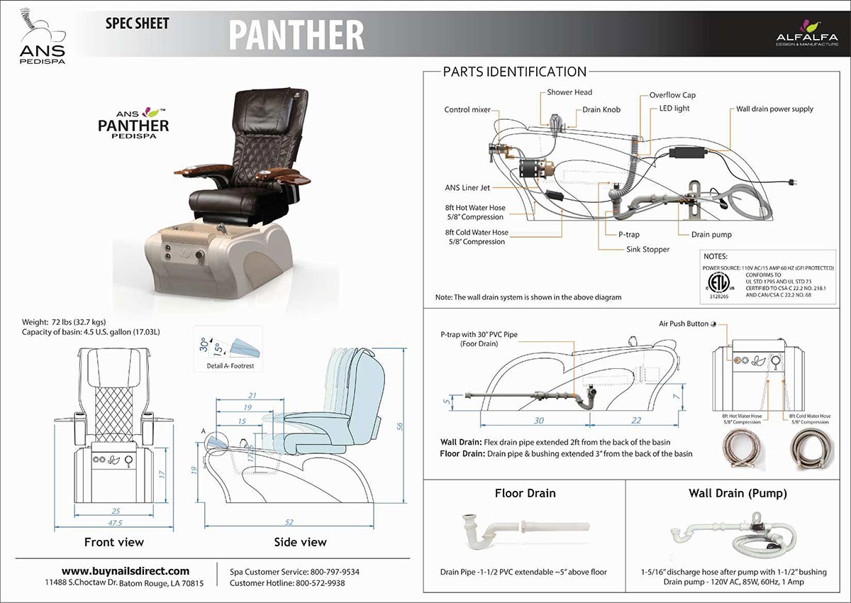 Ans Panther Pedicure Spa