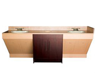 ADA Double Sink Counters