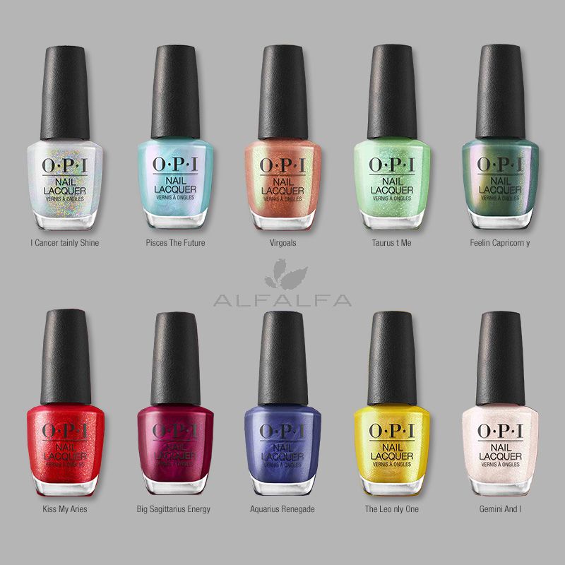 Opi Nail Polish Color Chart 