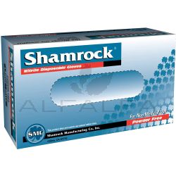 Shamrock Nitrile Blue Gloves - Small 100 ct