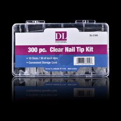 DL Pro - Clear Nail Tip Kit - 300pcs