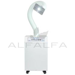 HealthyAir Source Capture Air Purification System Single Inlet w/ LED (White)