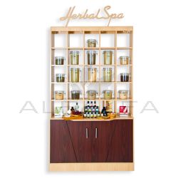 Double Herbal Display Cabinet  