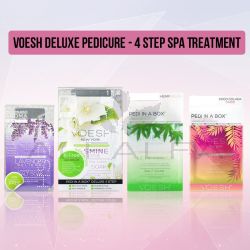Voesh Deluxe Pedicure - 4 Step Spa Treatment - Select any 50 items