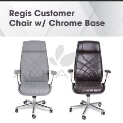Regis Customer Chair w/ Chrome Base