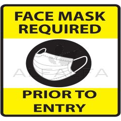 Adhesive Sign - Face Mask - 02