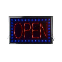 Horizontal LED Open Sign