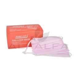 Pink Face Mask 3 Ply - 50 ct