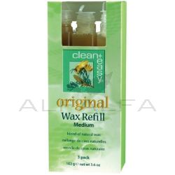 Clean & Easy Medium Original Wax Refill 3 Pk