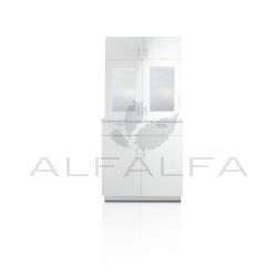 Bianco Display Cabinet w/ Doors