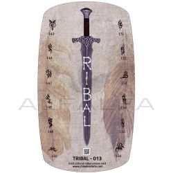 Chisel Nail Arts - 3D Nail Stamping - Tribal Collection #13