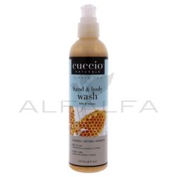 Cuccio Hydrating Hand & Body Butter Wash Milk & Honey 8 oz
