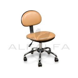 Technician Chair Olive Oasis w/ Chrome base