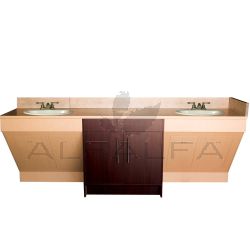 Contemporary Double Sink Cabinet 