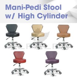 Mani-Pedi Stool w/ High Cylinder
