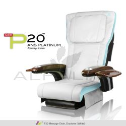 ANSP20 Massage Chair - Duo Tone Ivory and Tiffany Blue