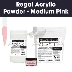 Regal Acrylic Powder - Medium Pink