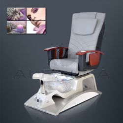 Argento Pedicure Spa Chair Stainless Steel w/ installation