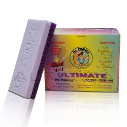 Mr. Pumice Ultimate Pumi Bar - Double Sided Pumice - 1ct/12ct