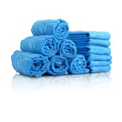 ANS Towel Thick Blue w/Nail & Spa logo 15