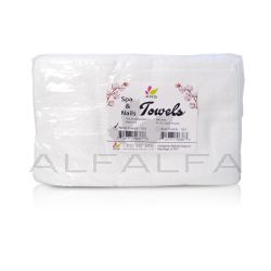 ANS Towel Thick White w/Nail & Spa logo 16