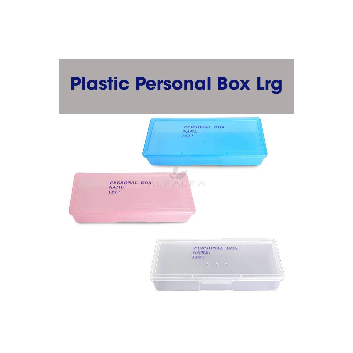 Plastic Personal Box Lrg