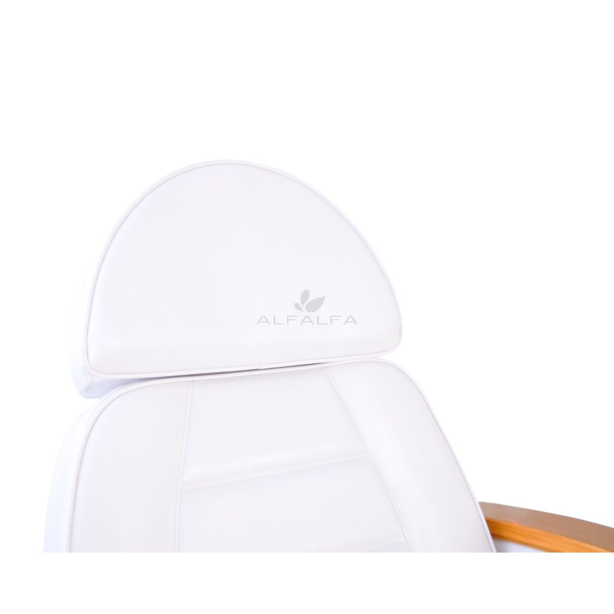 Facial Beauty Chair & Wooden Armrests, Split Legs w/ 5 Motors - White