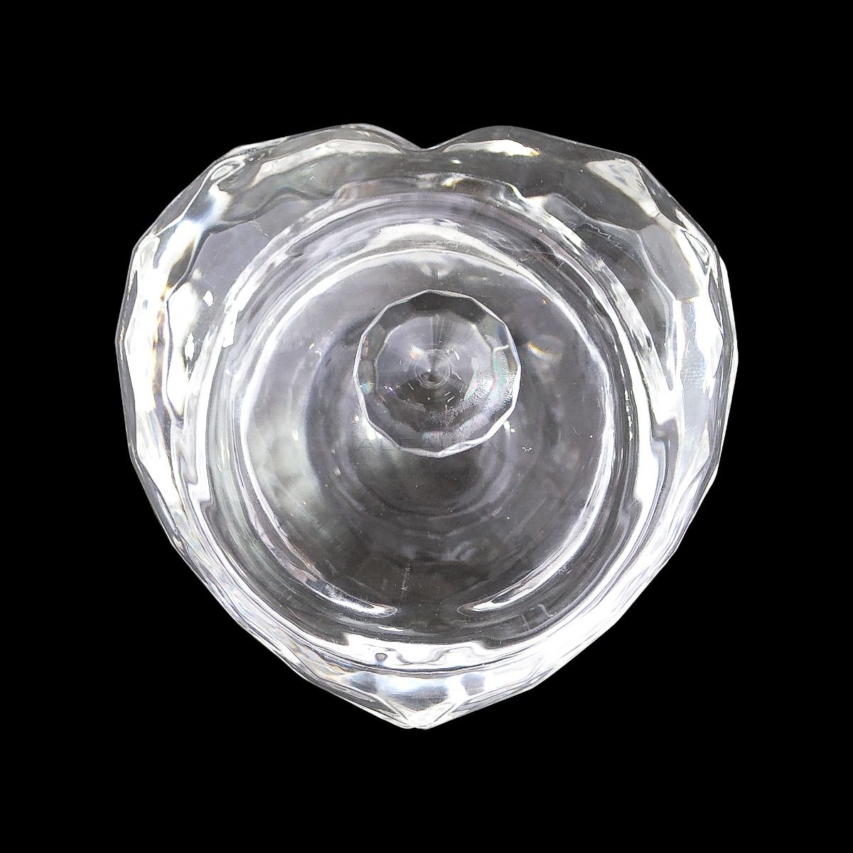 Crystal Jar - Heart Shape (Size 3 x 3)