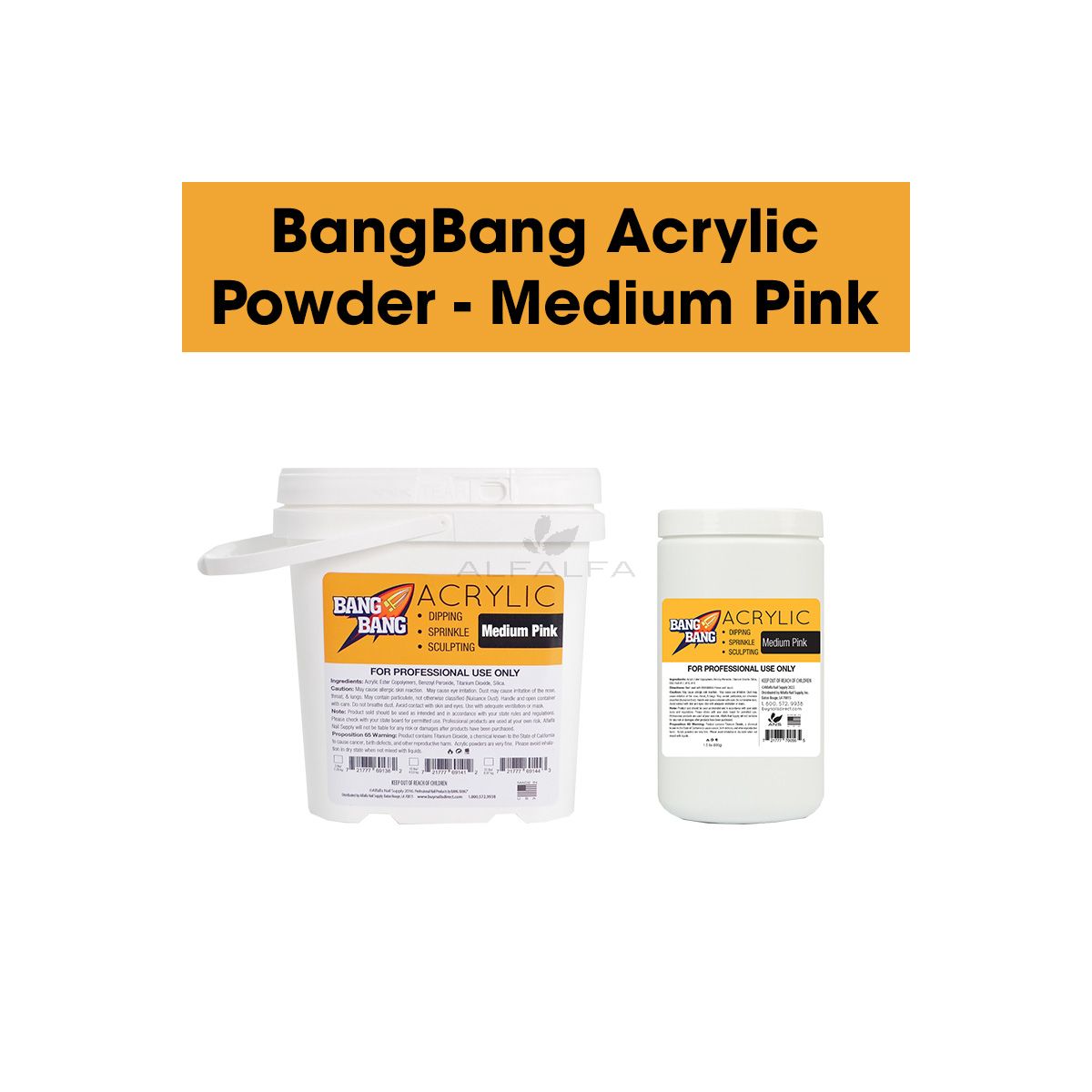 BangBang Acrylic Powder - Medium Pink 