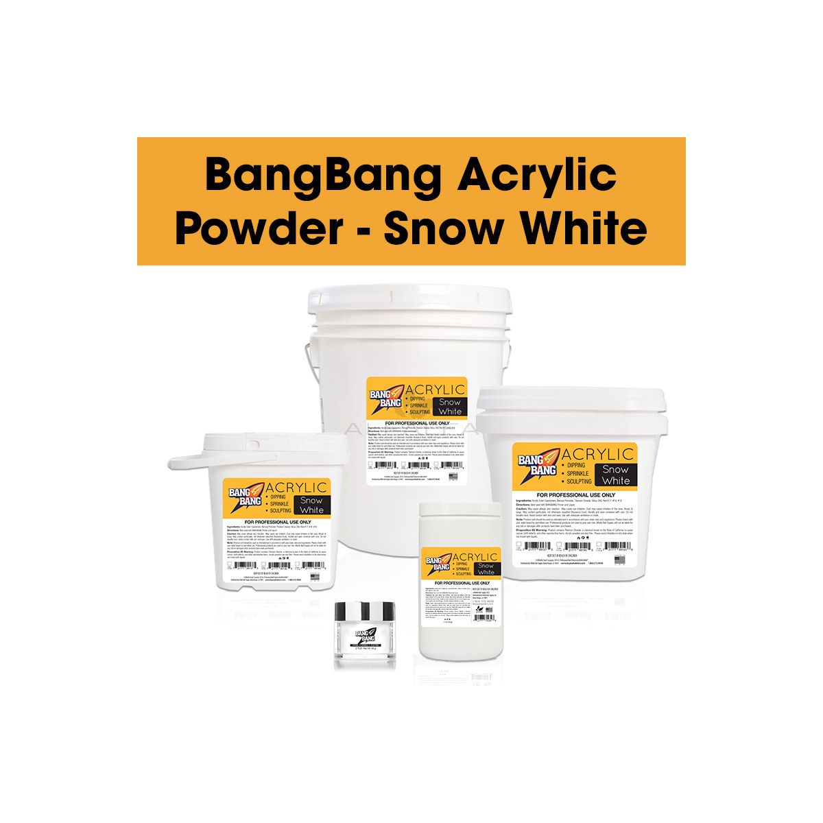 BangBang Acrylic Powder - Snow White 