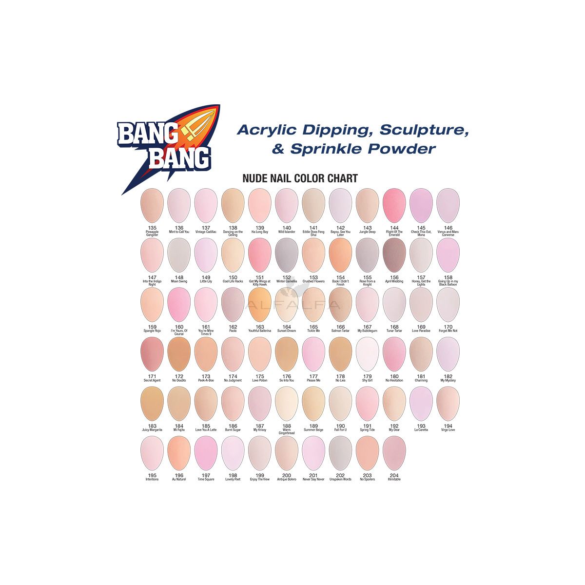 BangBang Acrylic - Nude Colors - 1.5 lbs