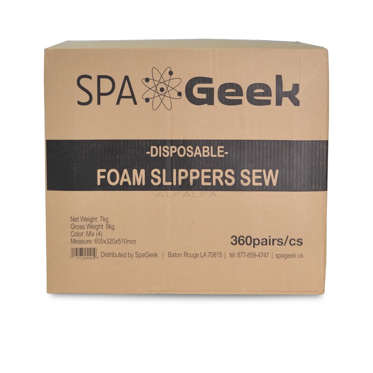 SpaGeek - Foam Slippers - 360/bx