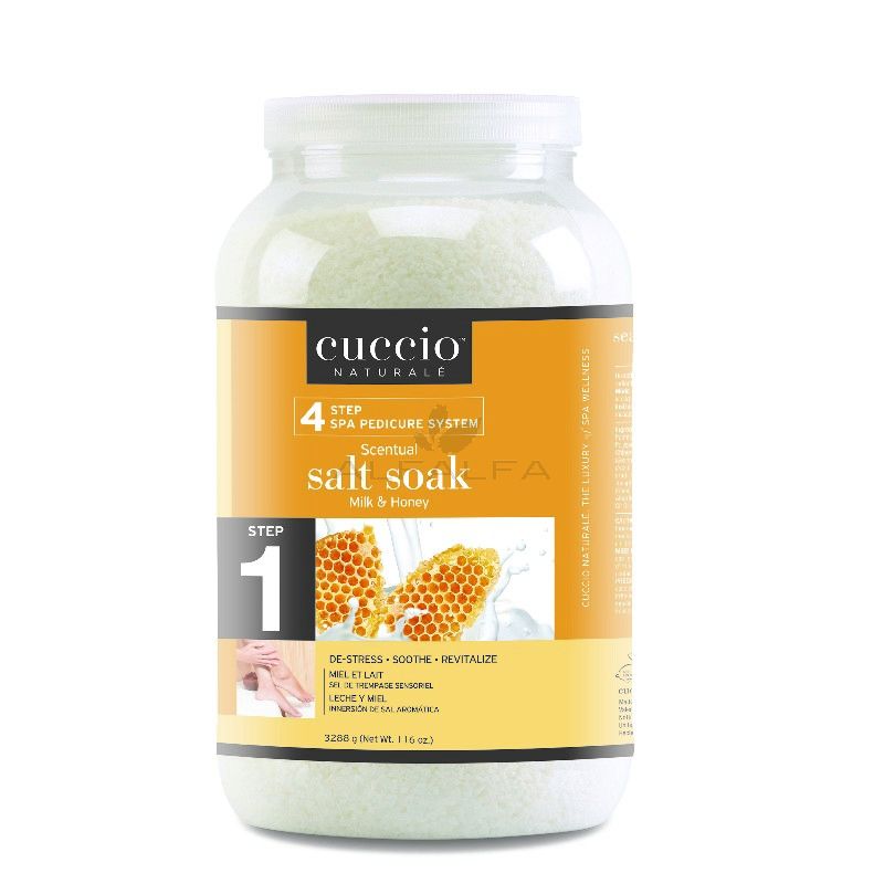 Cuccio Step 1 Salt Soak Milk & Honey 116 oz