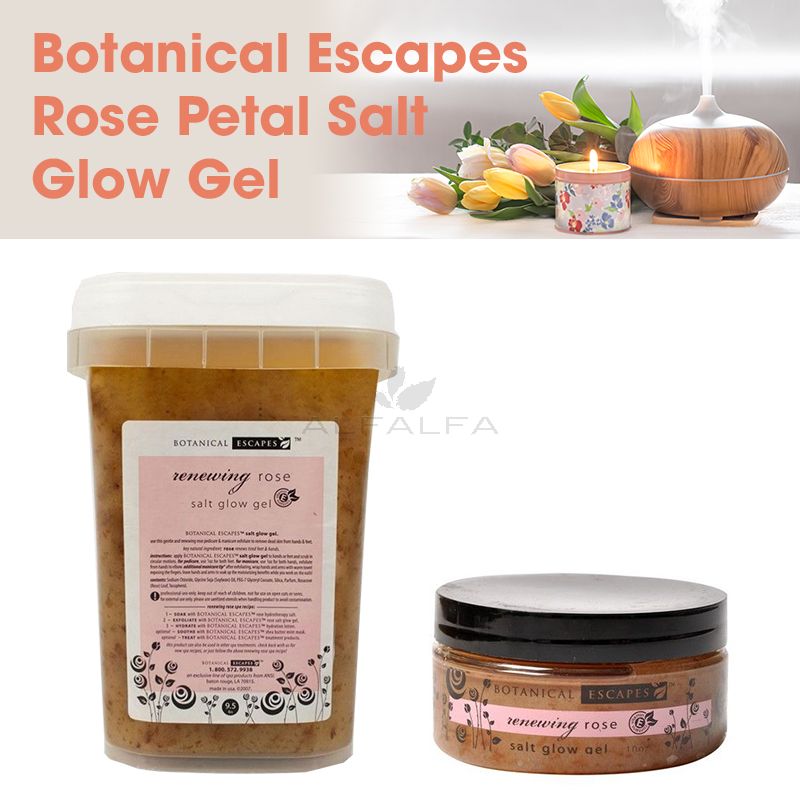 Botanical Escapes Rose Petal Salt Glow Gel