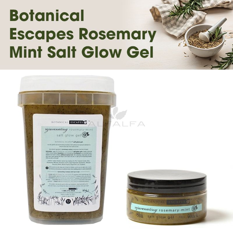 Botanical Escapes Rosemary Mint Salt Glow Gel