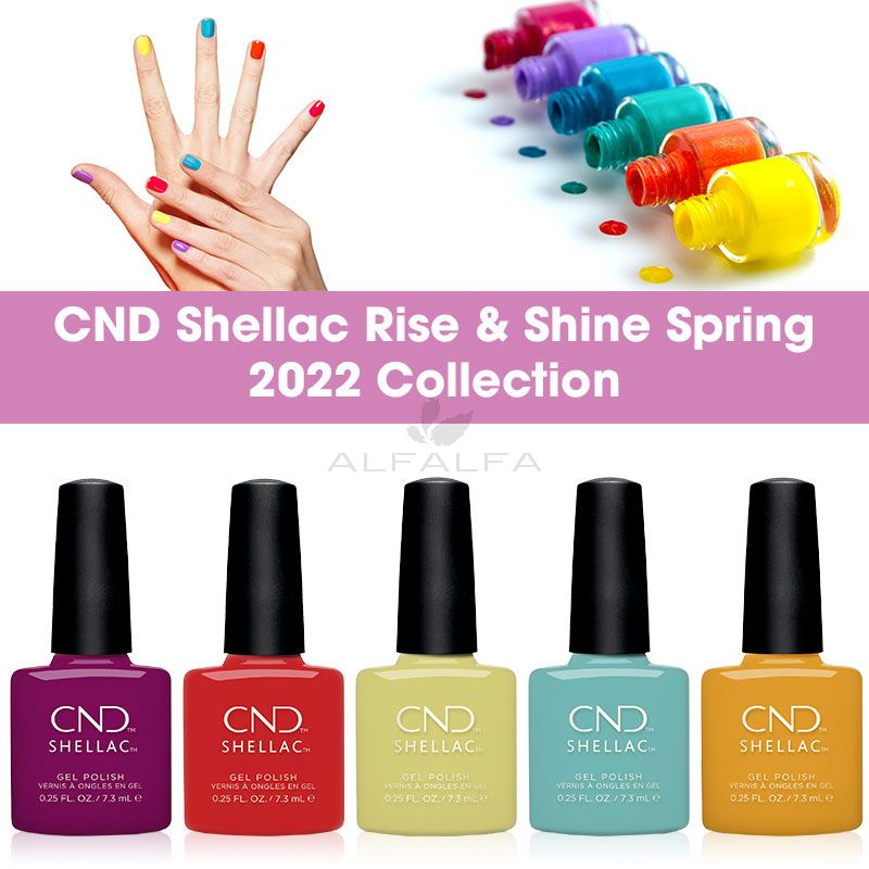 CND Shellac Rise & Shine Spring 2022 Collection