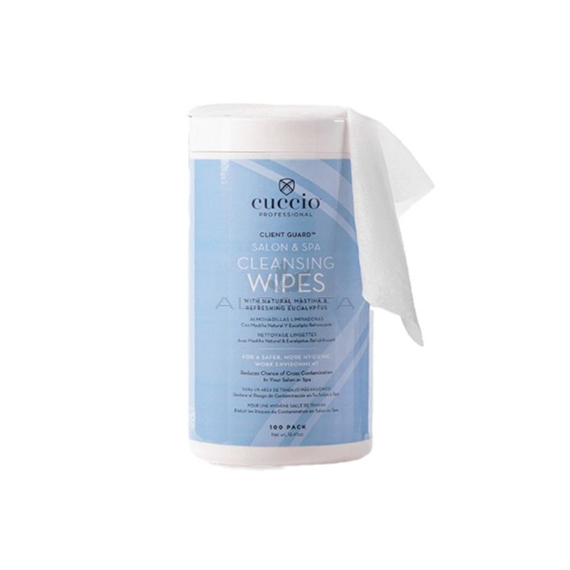 Cuccio Cleansing Wipes - Canister of 100 Wipes