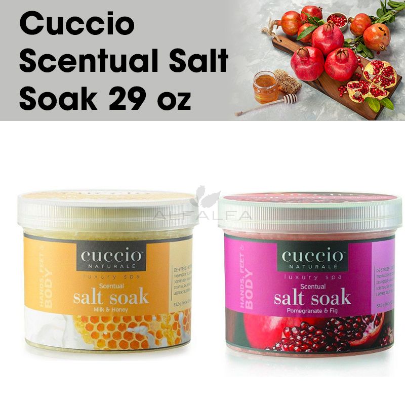 Cuccio Scentual Salt Soak 29 oz