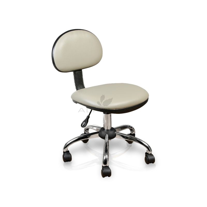 Technician Chair Neutral Serenity/Stones w/Chrome Base