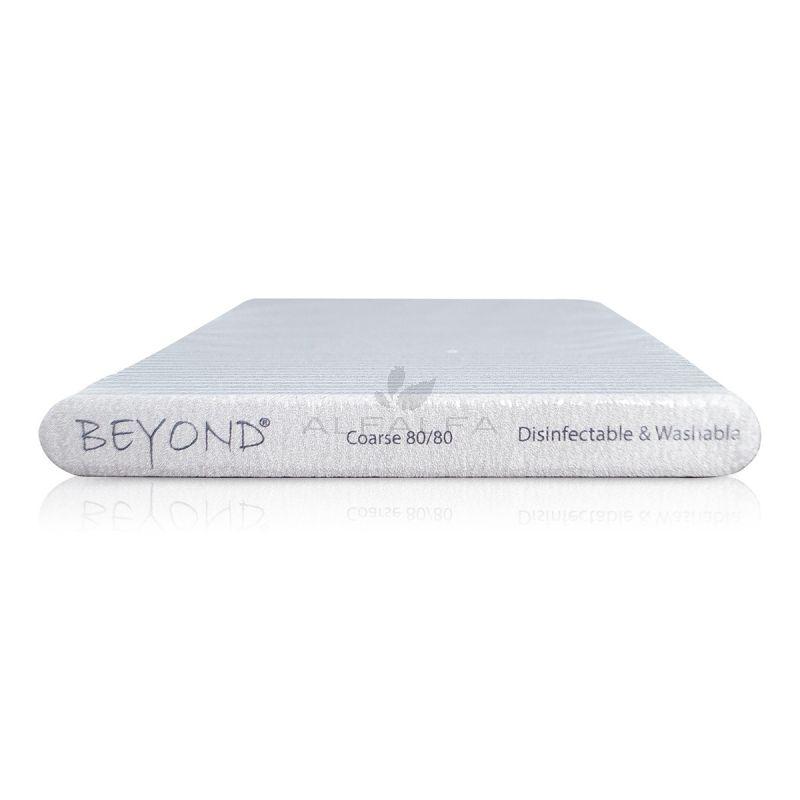 Beyond Zebra File Straight 80/80 - Disinfectable & Washable 50 ct