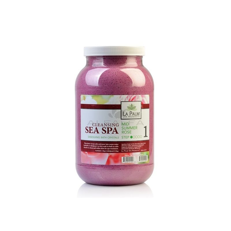 La Palm Sea Spa Salts - Mid Summer Rose 1 Gal