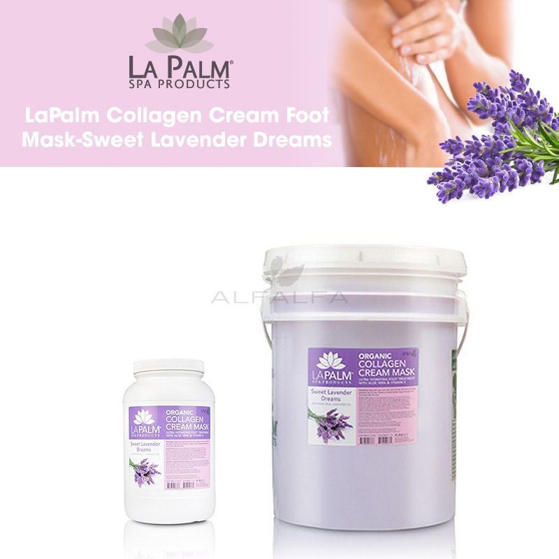 LaPalm Collagen Cream Foot Mask-Sweet Lavender Dreams