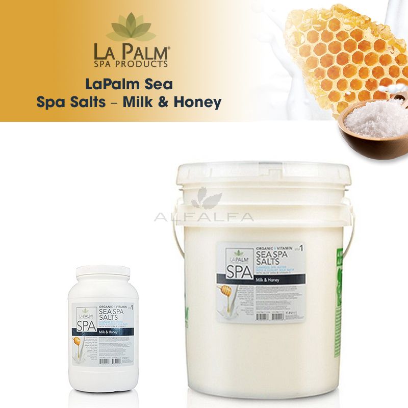 LaPalm Sea Spa Salts – Milk & Honey