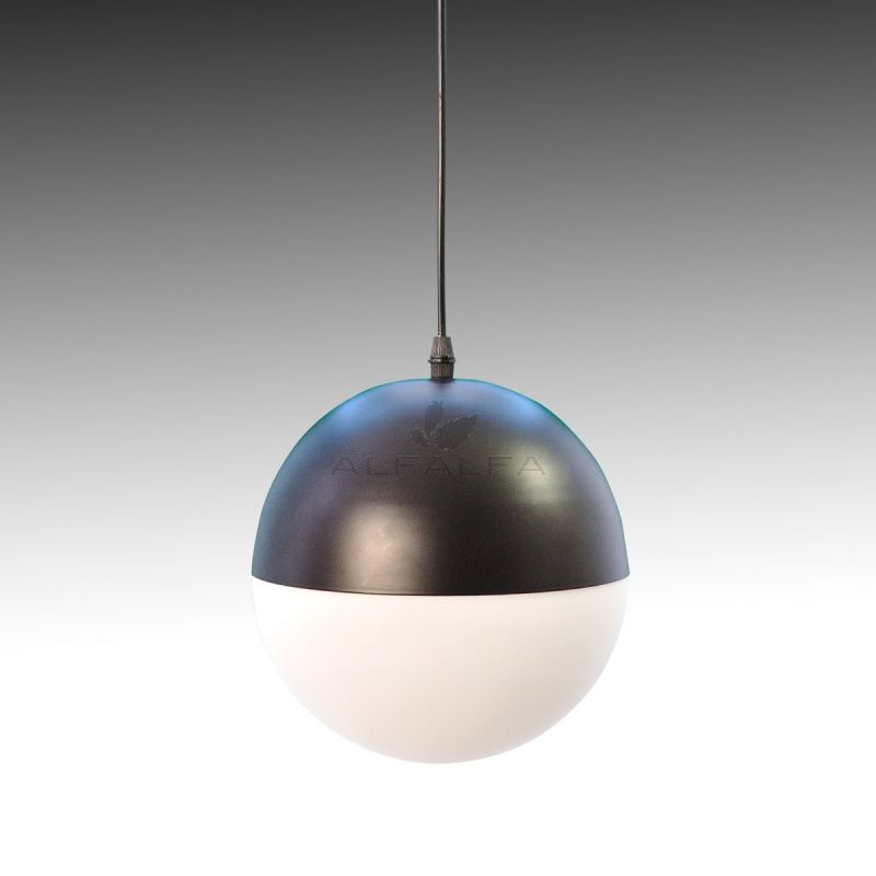 Half Moon Black Pendant Ceiling Light 8