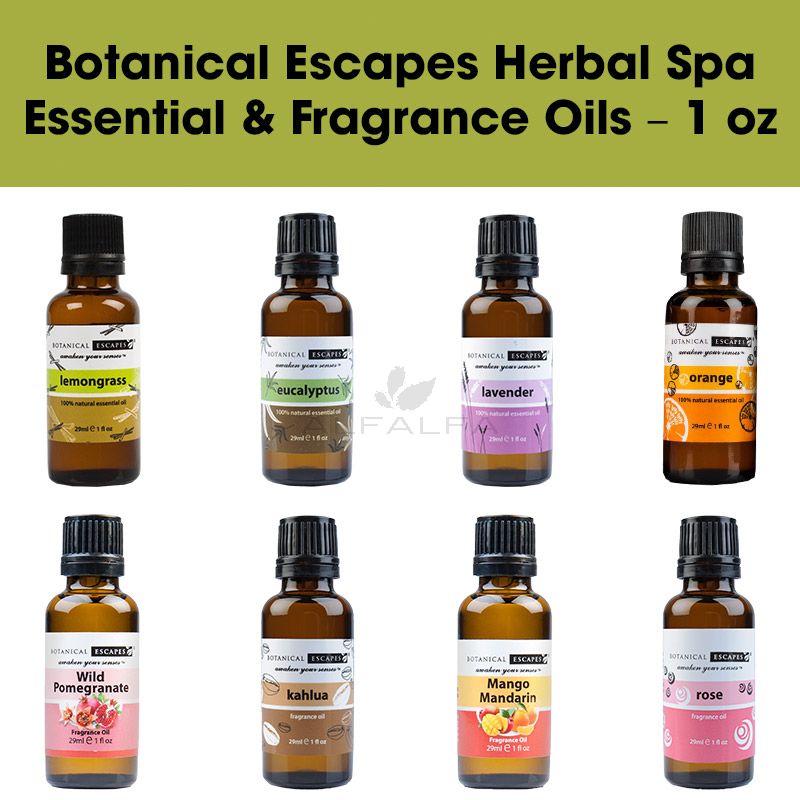 Botanical Escapes Herbal Spa Essential & Fragrance Oils – 1 oz