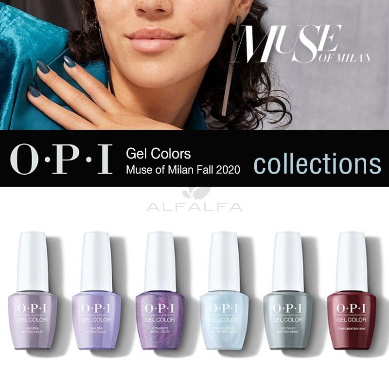 OPI Gel Colors Muse of Milan Fall 2020 Collection