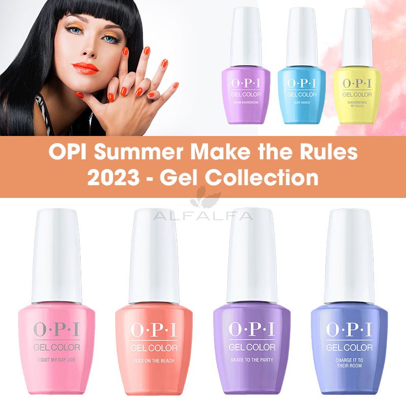 OPI Summer Make the Rules 2023 - Gel Collection