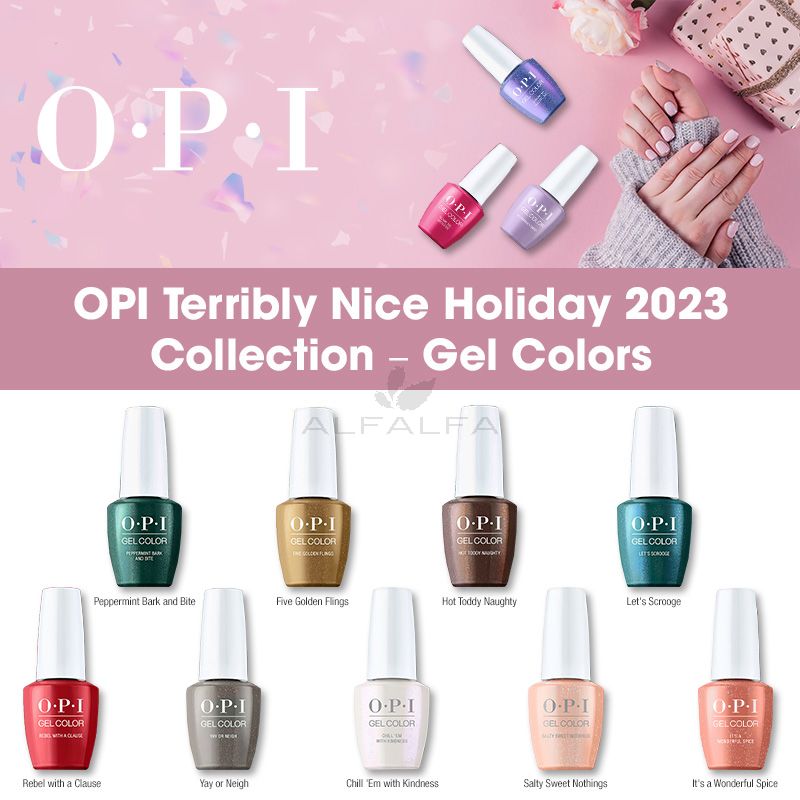 OPI Terribly Nice Holiday 2023 Collection – Gel Colors