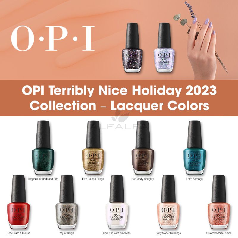 OPI Terribly Nice Holiday 2023 Collection – Lacquer Colors