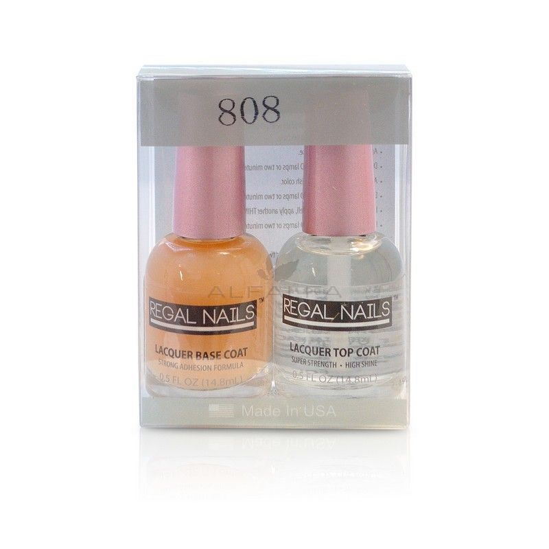 Regal Duo - Nail Polish Base & Top - 0.5/0.5 oz